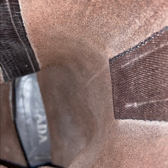 Prada distressed leather boots - Picture 2 of 5